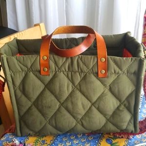 Parker Thatch quilted mimi small bag.